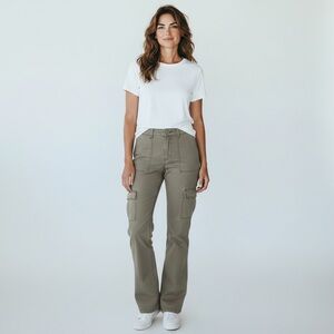 Free People Coffee Brown‎ Cargo Pants in Size 34W x 32L